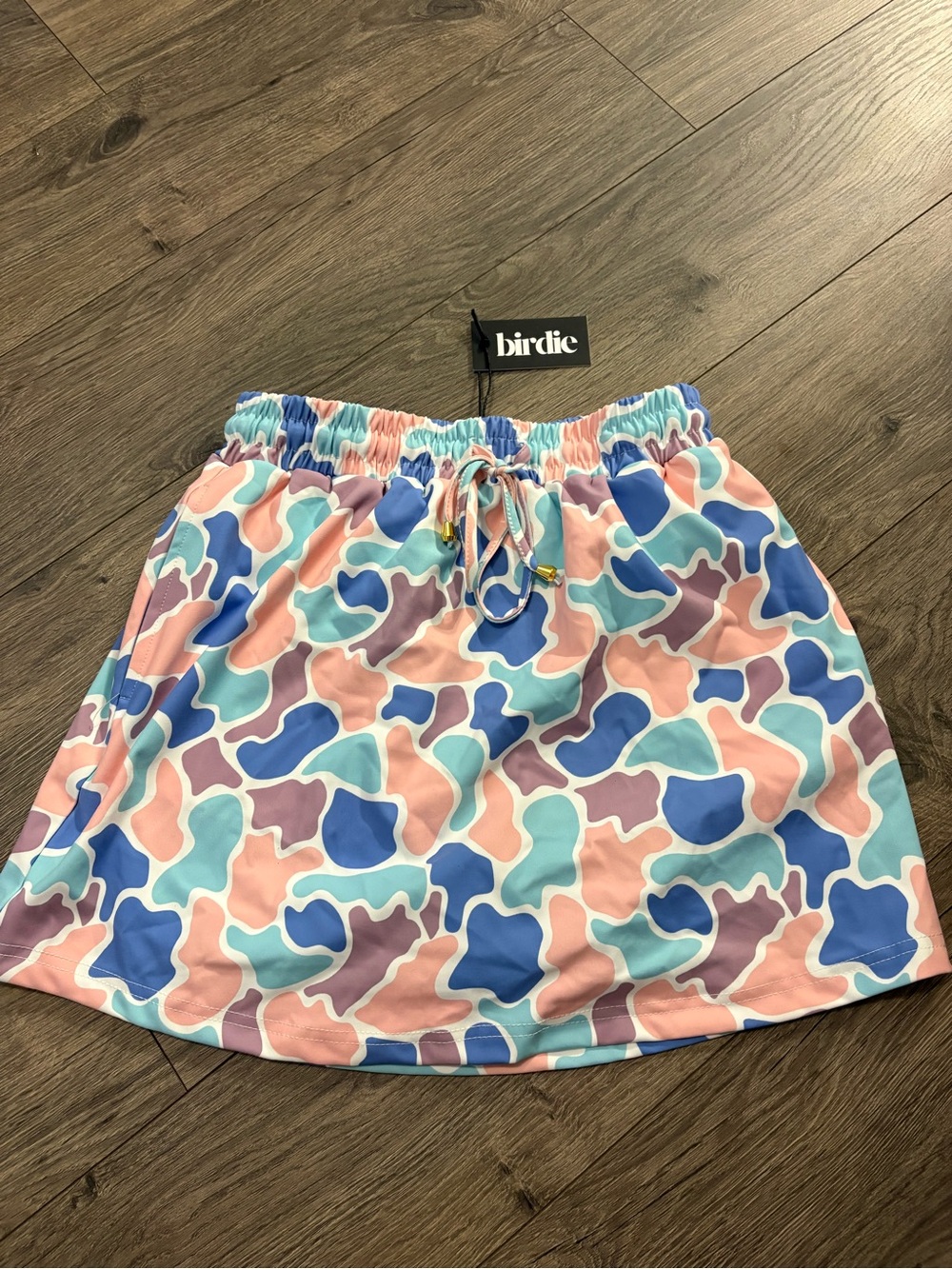 Birdie Pastel Camo Skort - Pink, Blue & Teal